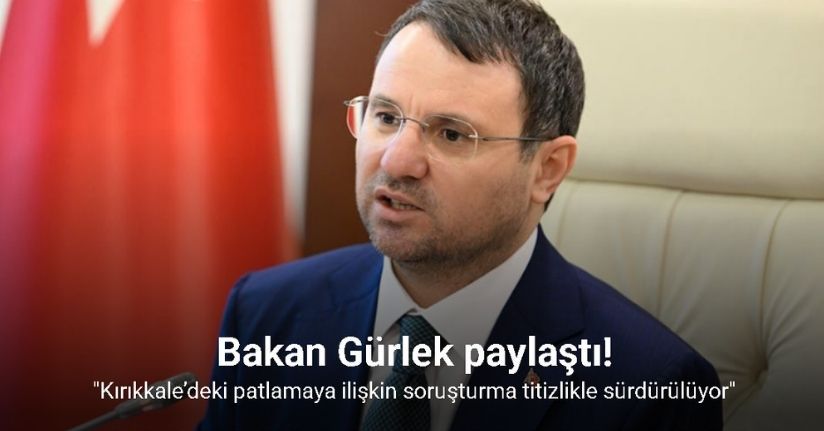 Adalet Bakanı Gürlek: 