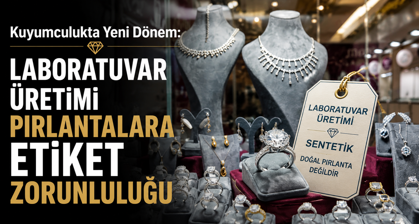 Kuyumculukta Yeni Dönem: Laboratuvar Üretimi Pırlantalara Etiket Zorunluluğu