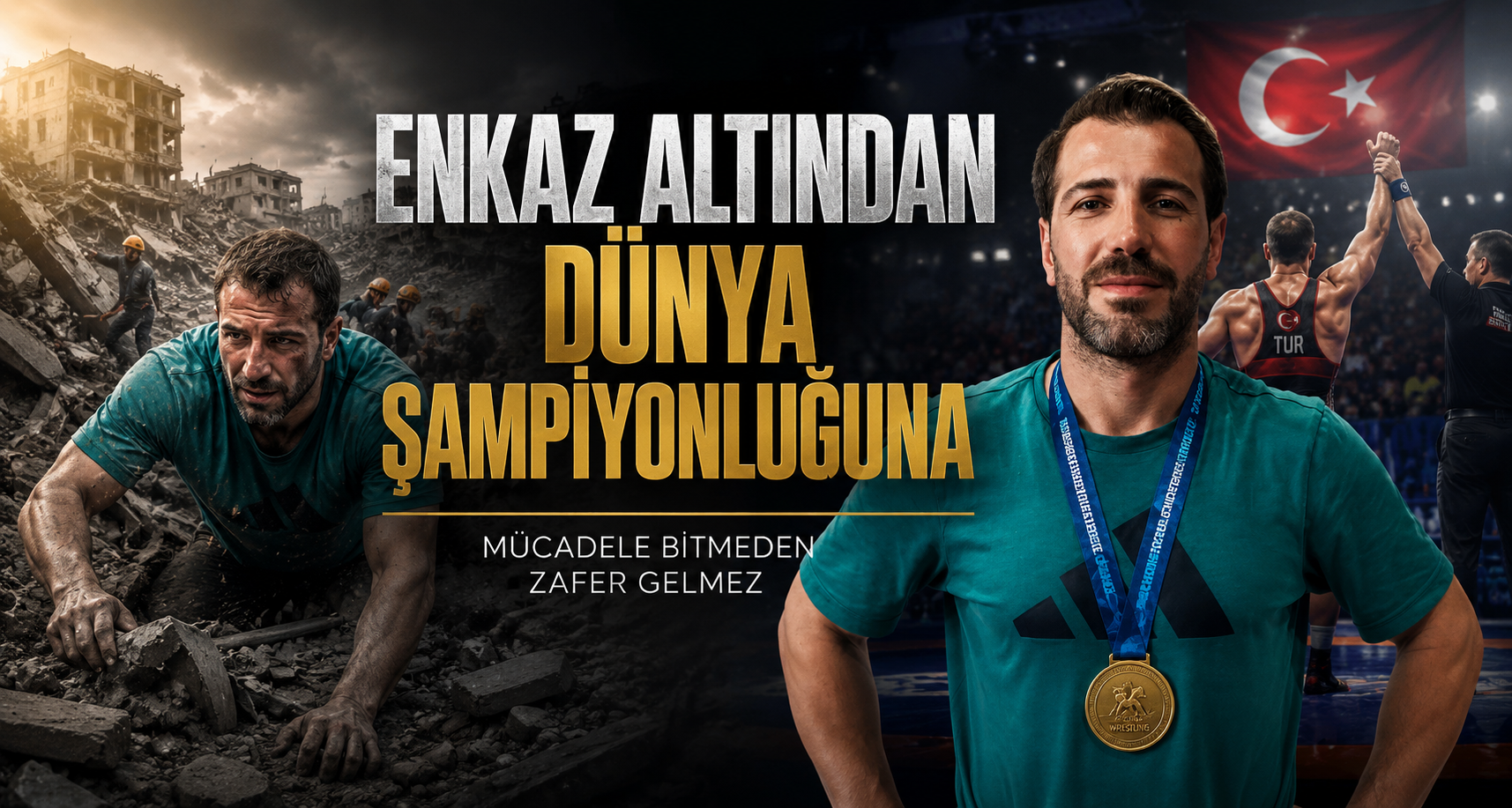Enkaz altından dünya şampiyonluğuna