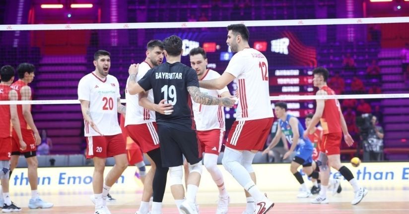 A Milli Erkek Voleybol Takımı, Çin’i 3-0 mağlup etti