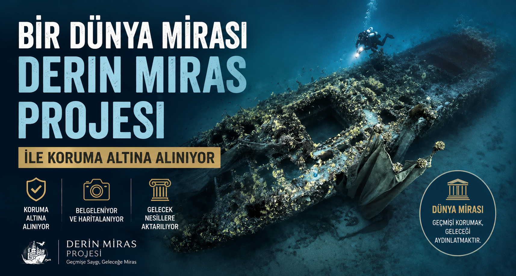 Bir dünya mirası Derin Miras Projesi ile koruma altına alınıyor