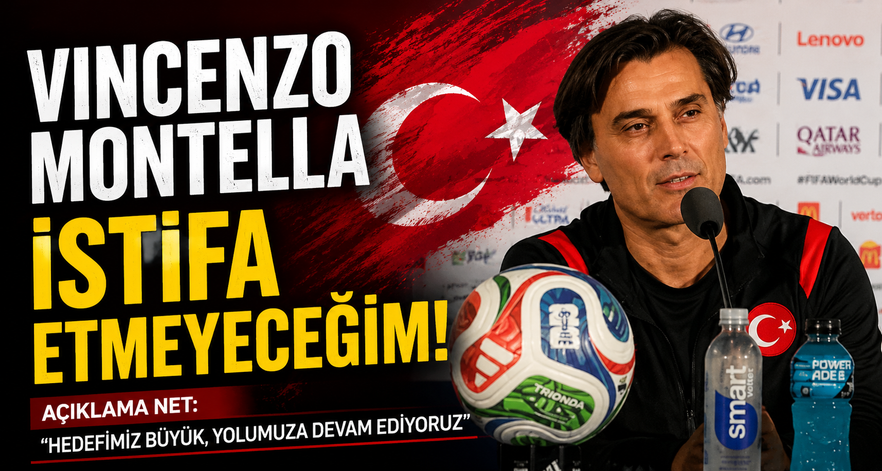Vincenzo Montella İstifa Etmeyeceğim