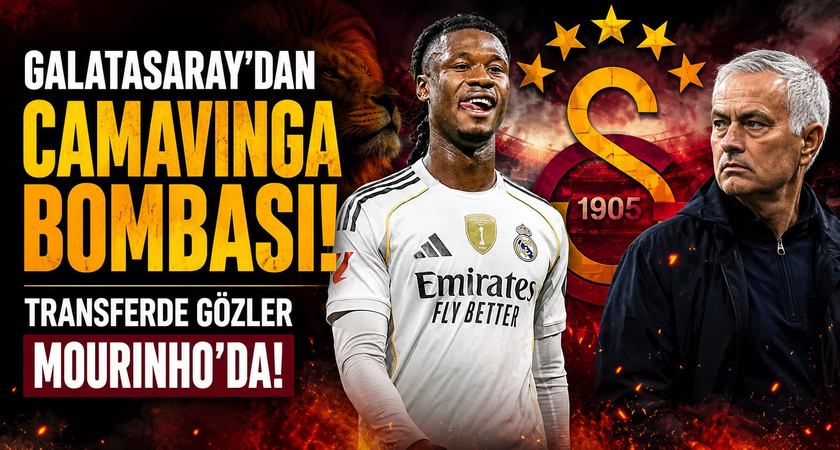 Galatasaray'dan Camavinga Bombası! Transferde Gözler Mourinho'da