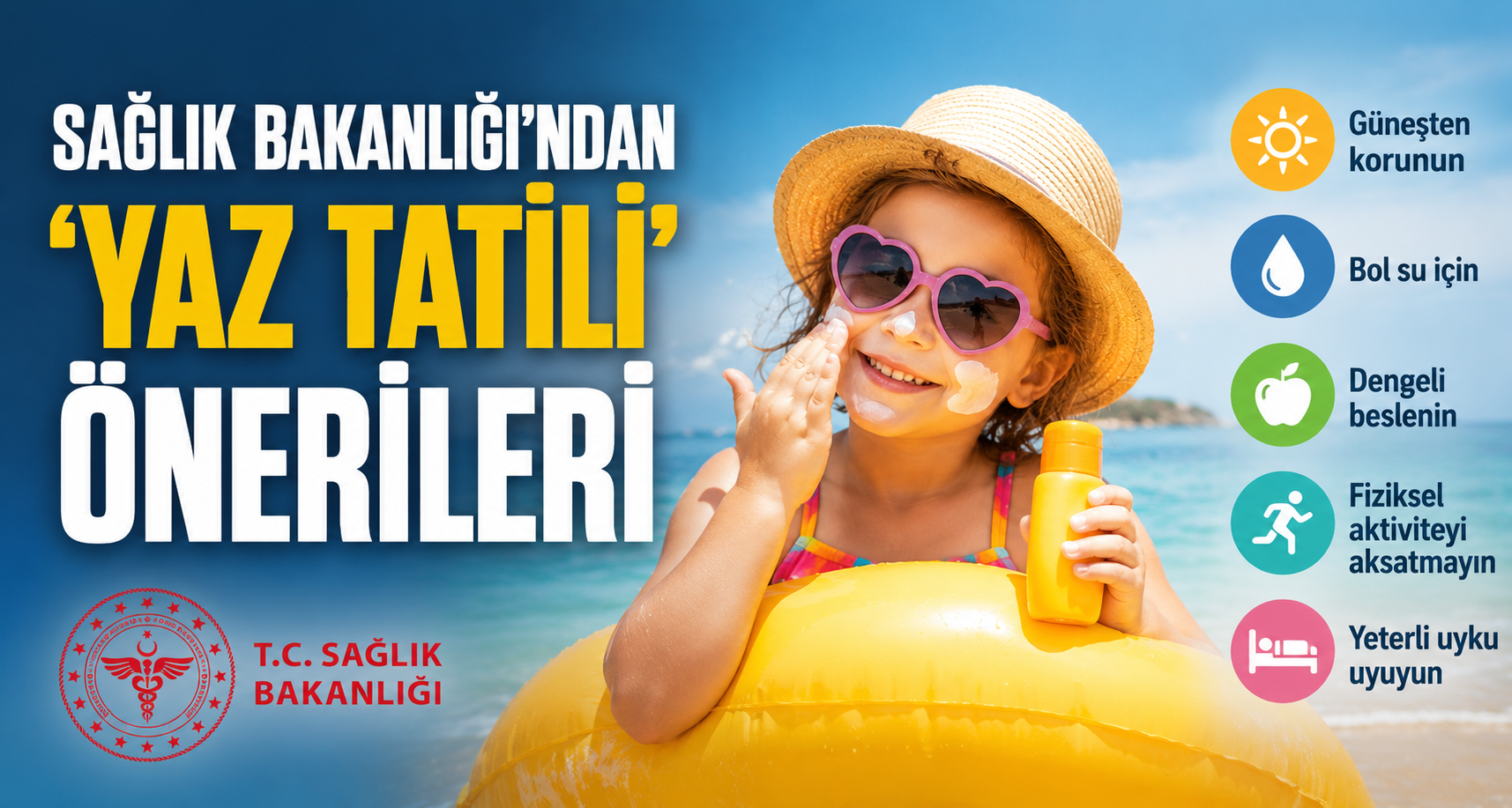 Sağlık Bakanlığı'ndan 'yaz tatili' önerileri
