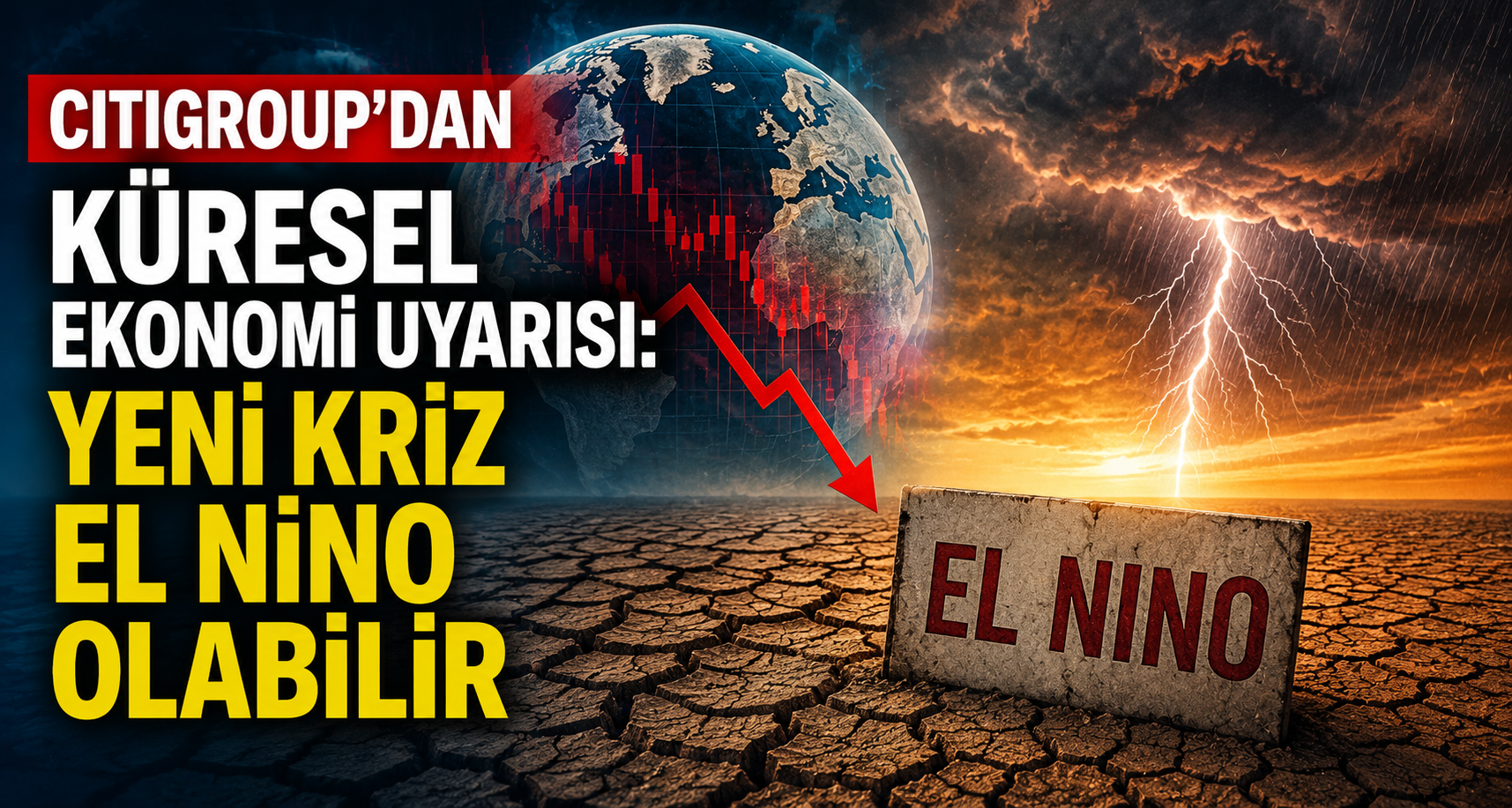 Citigroup'dan Küresel Ekonomi Uyarısı: Yeni Kriz El Nino Olabilir