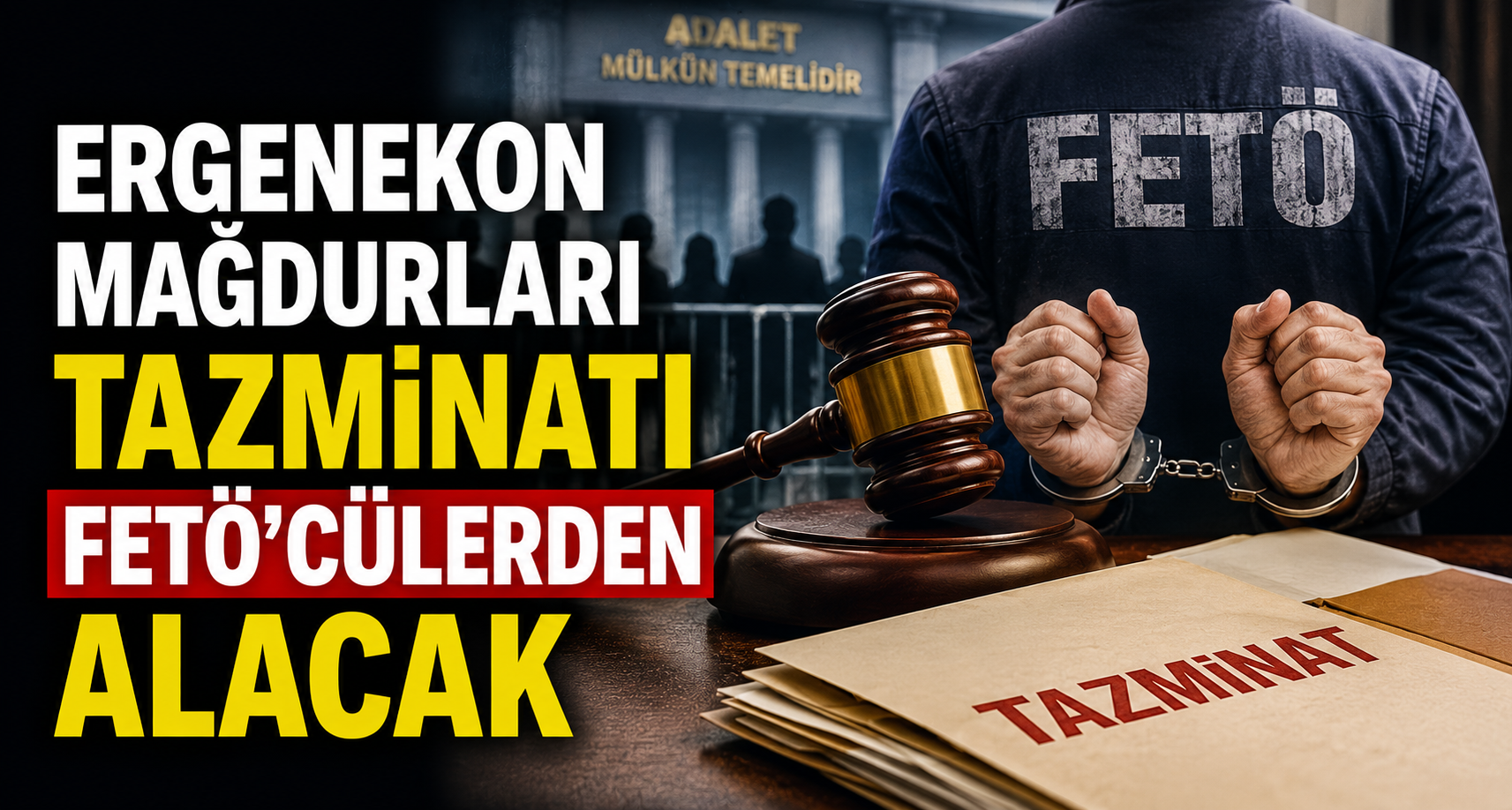 Ergenekon mağdurları tazminatı FETÖ’cülerden alacak