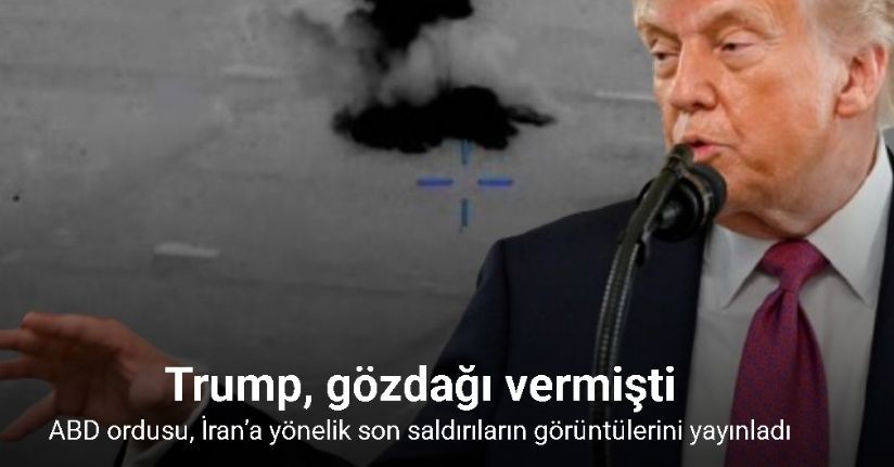 ABD ordusu, İran’a yönelik son saldırıların görüntülerini yayınladı