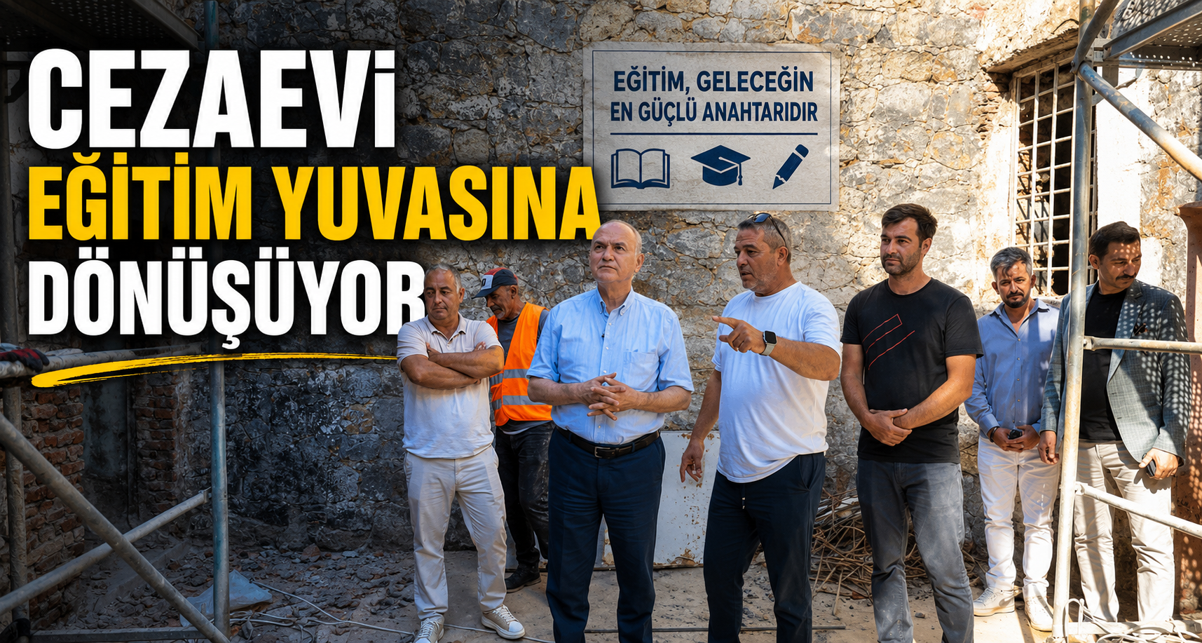 Cezaevi eğitim yuvasına dönüşüyor