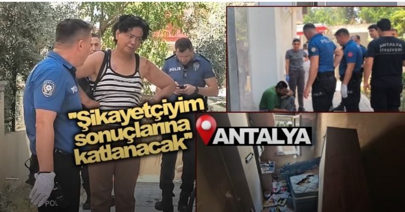 Annesine sinirlendi kendini eve kapatıp yakmaya çalıştı, mahallede korku ve öfke dolu anlar