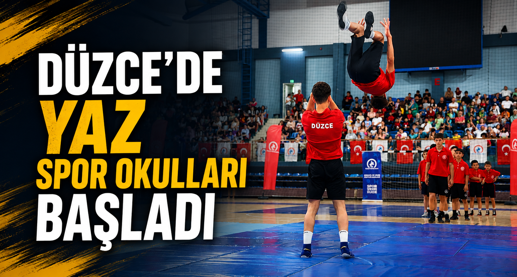 Düzce’de Yaz Spor Okulları Başladı