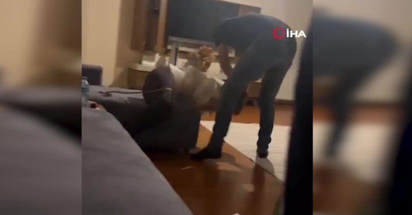 Eski polis memuru Cemil Koç’un Ece Gül’e şiddet uyguladığı görüntüler ortaya çıktı
