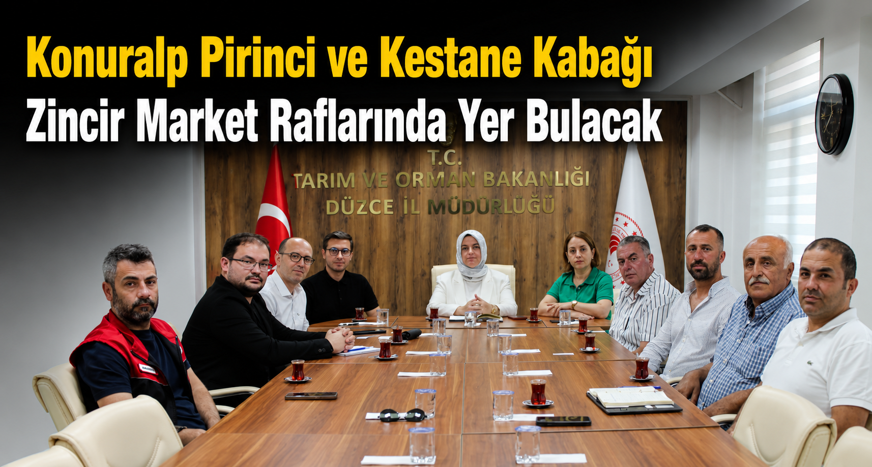 Konuralp Pirinci Ve Kestane Kabağı Zincir Market Raflarında Yer Bulacak