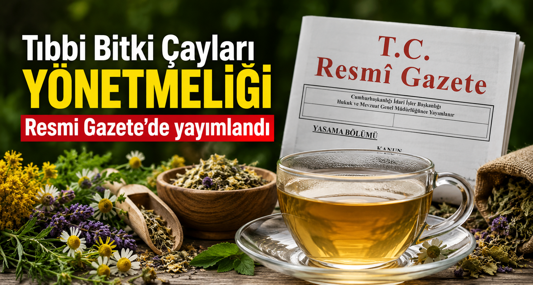 Tıbbi Bitki Çayları Yönetmeliği Resmi Gazete’de yayımlandı