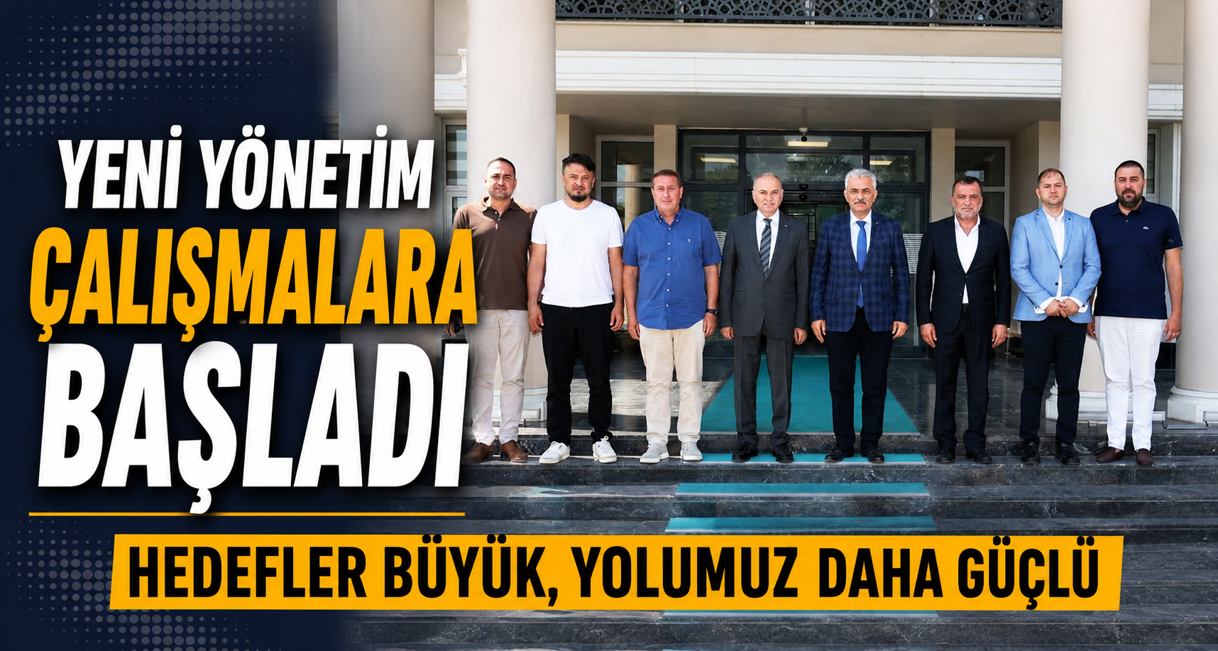 Yeni yönetim çalışmalara başladı