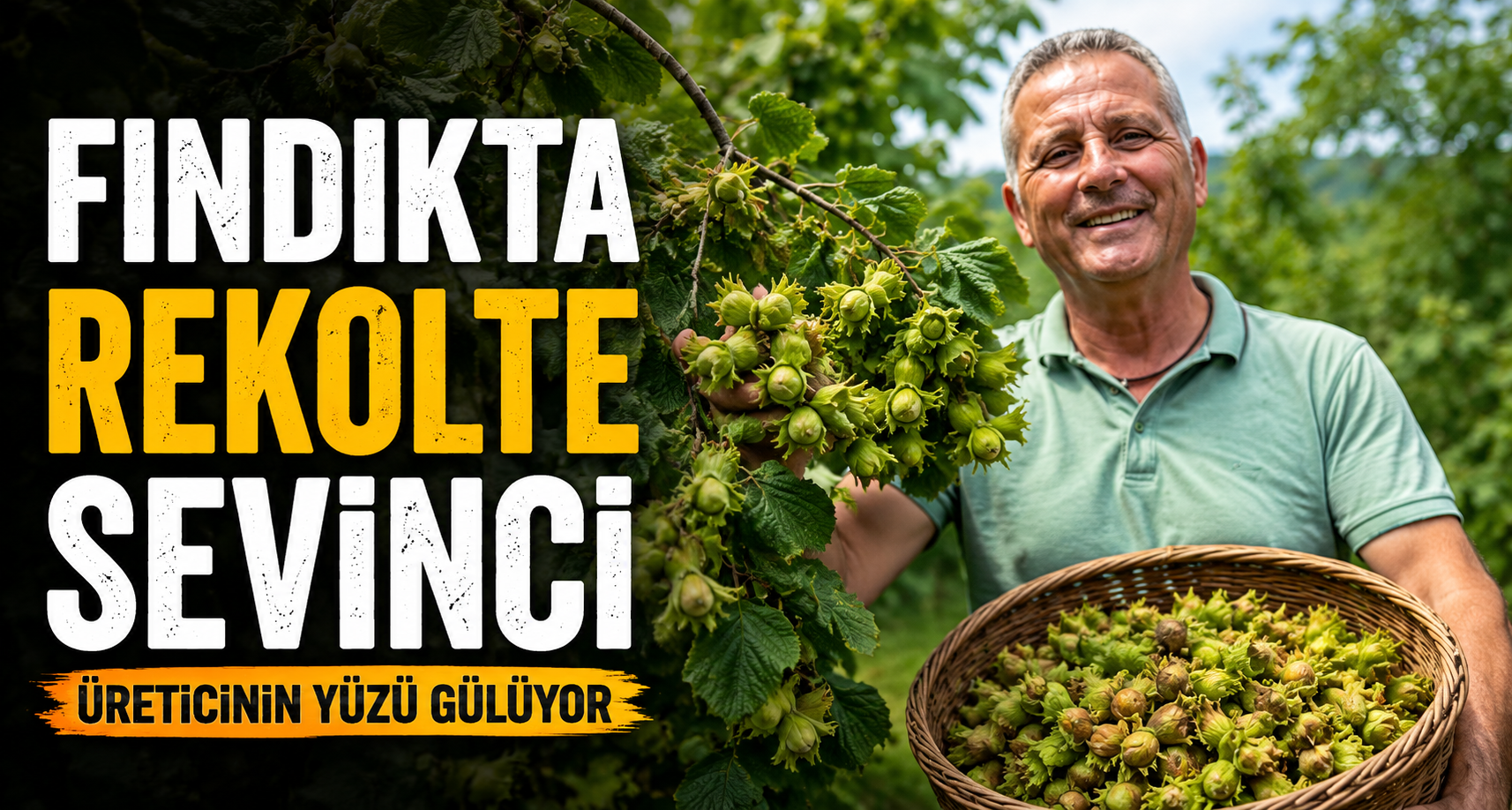 Fındıkta rekolte sevinci