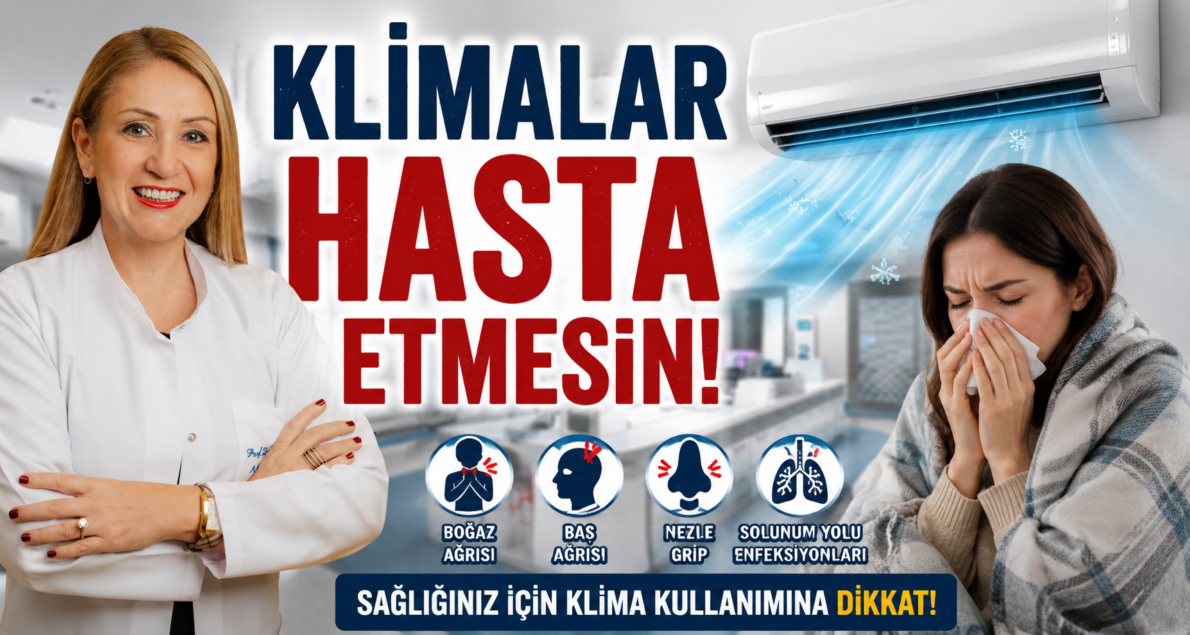 Klimalar hasta etmesin
