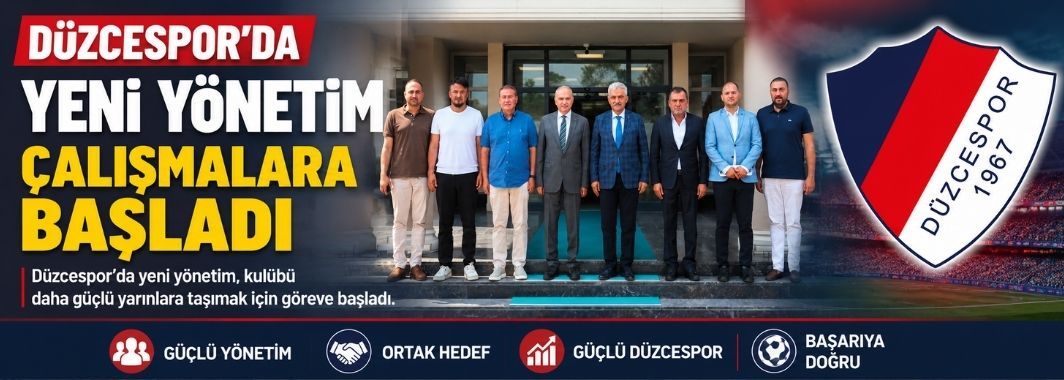 Yeni yönetim çalışmalara başladı