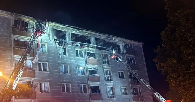 Tekirdağ'da apartman dairesinde patlama ve yangın: 2 ölü, 2 yaralı 