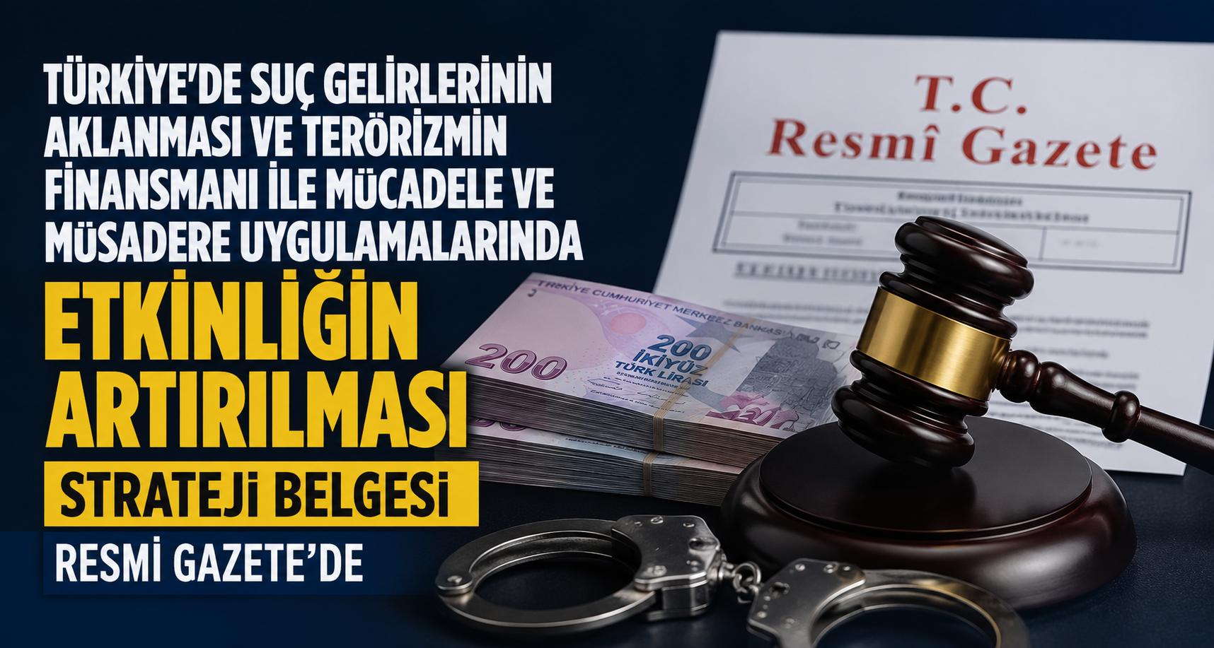 Türkiye'de Suç Gelirlerinin Aklanması Resmi Gazete’de