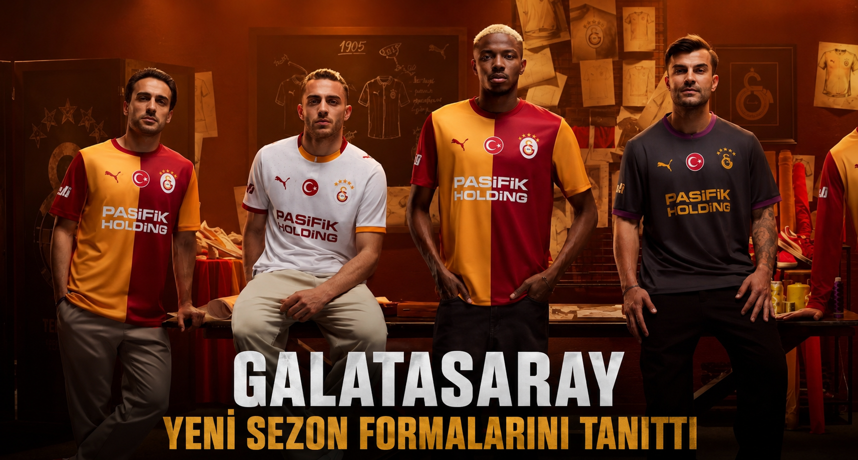 Galatasaray yeni sezon formalarını tanıttı