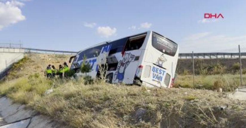 Aksaray’daki otobüs kazasında yaralılardan 1’i öldü, 9 kişinin tedavisi sürüyor