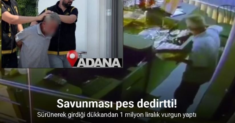 Mağazadan takıları çalan hırsızdan pes dedirten savunma: 