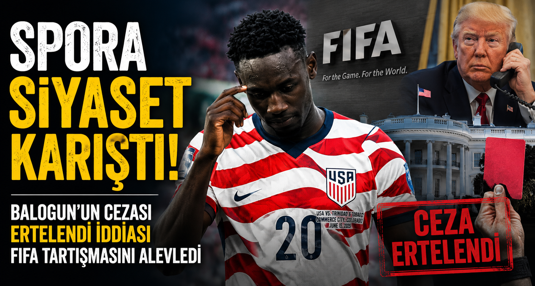 Spora siyaset karıştı mı? FIFA tartışması büyüyor