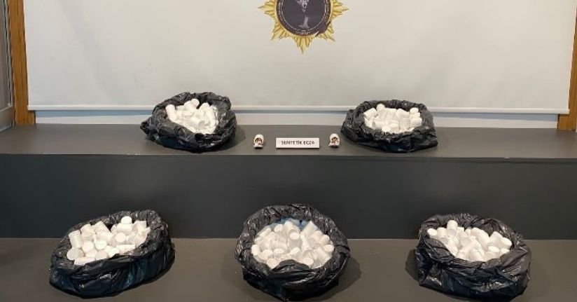 Samsun’da 38 bin uyuşturucu ecza ele geçirildi: 3 gözaltı