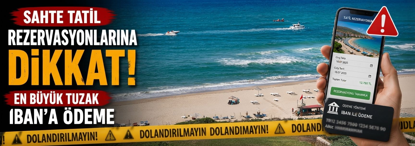 Sahte tatil rezervasyonlarına dikkat: 