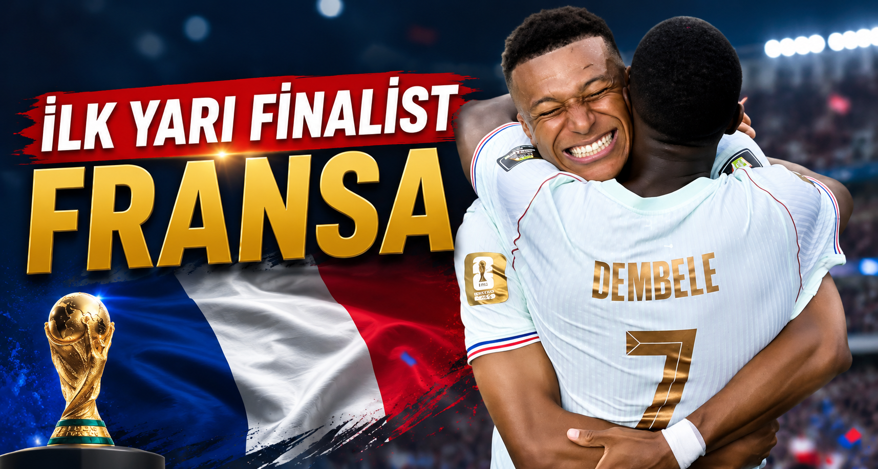 İlk yarı finalist Fransa