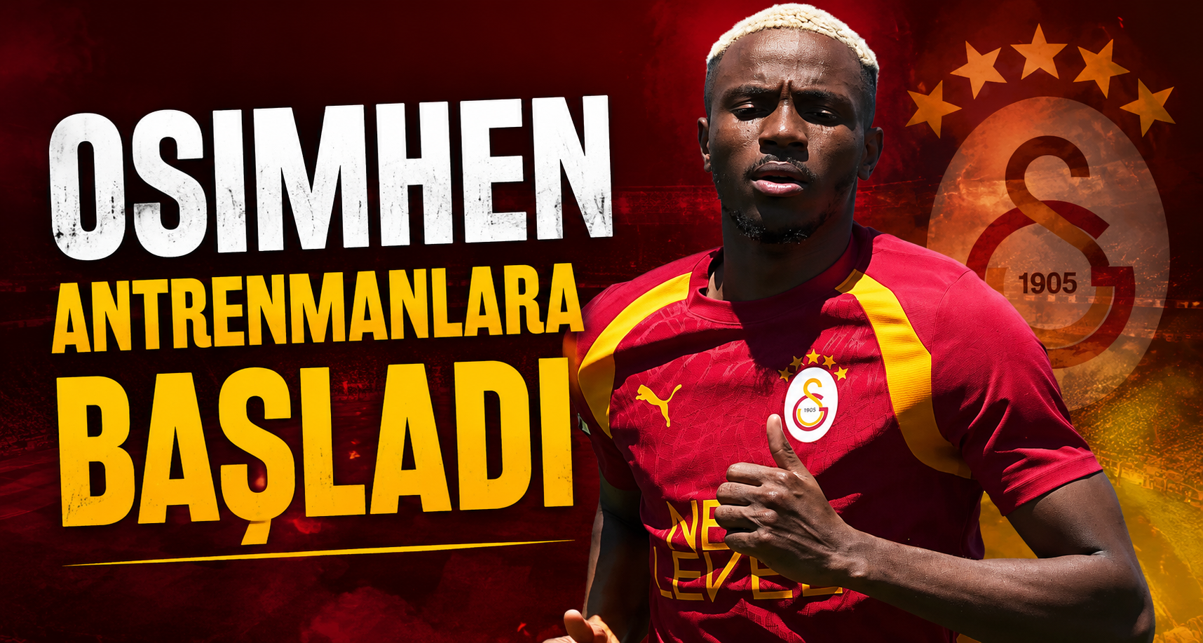 Osimhen antrenmanlara başladı