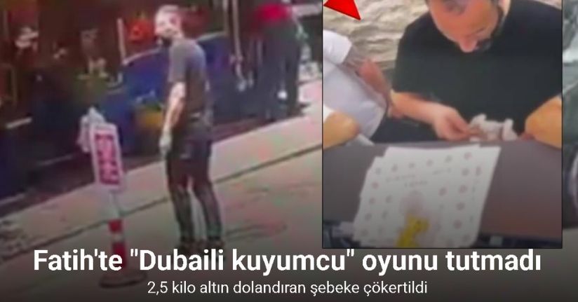Fatih’te kuyumcuyu 
