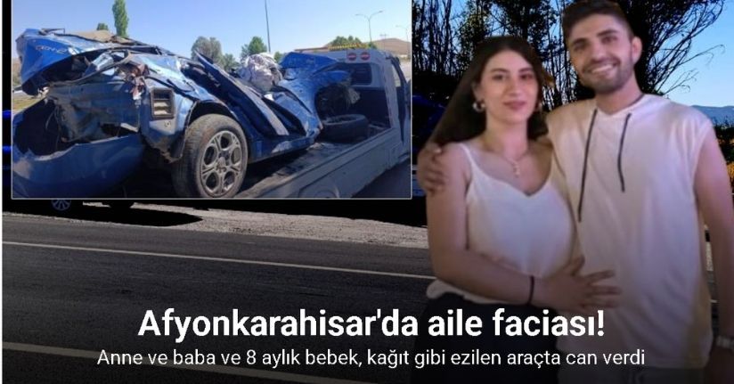 Trafik kazasında anne ve baba öldü, 8 aylık bebek ağır yaralandı