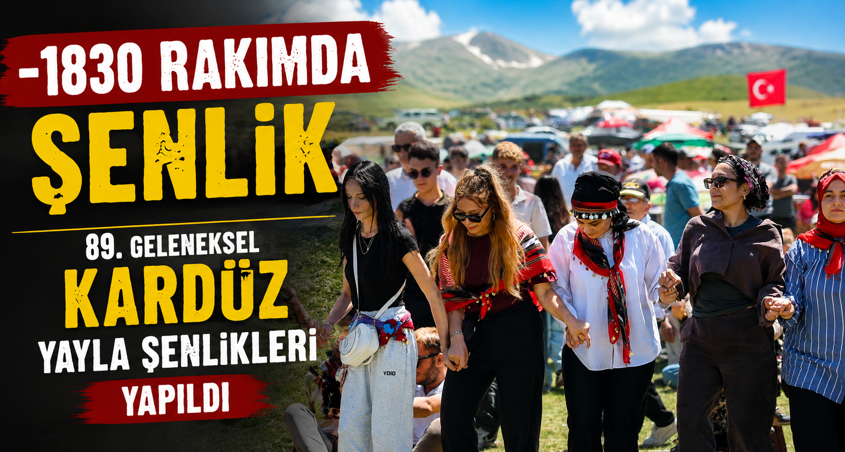 89. Geleneksel Kardüz Yayla Şenlikleri Yapıldı