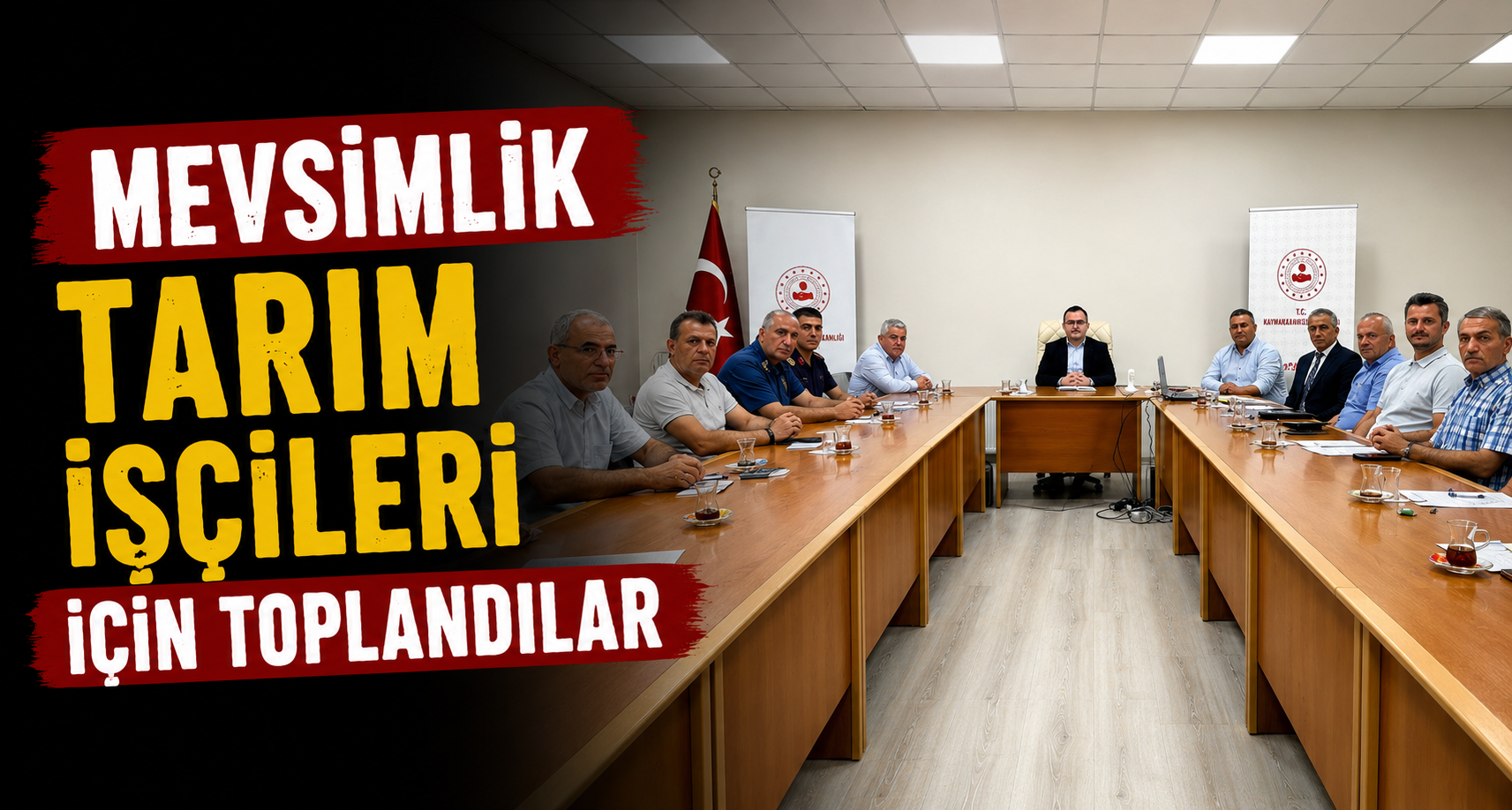 Mevsimlik tarım işçileri için toplandılar
