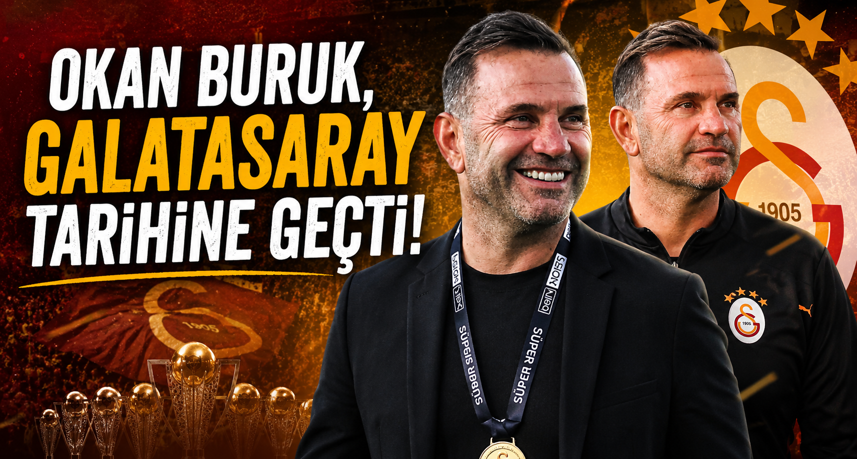 Okan Buruk, Galatasaray tarihine geçti