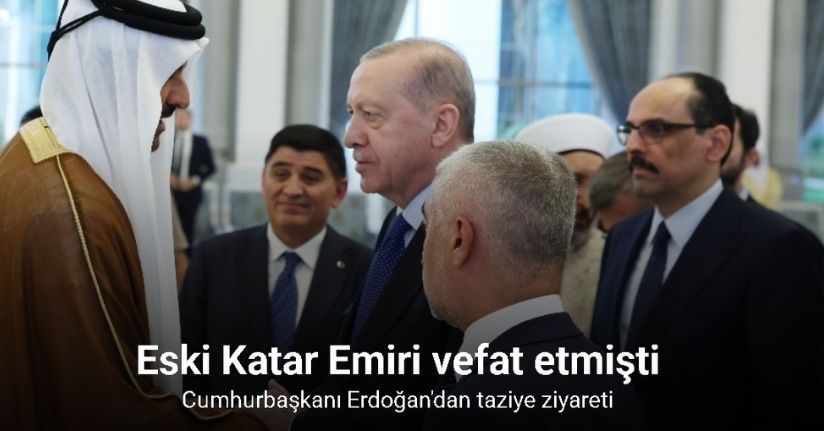 Cumhurbaşkanı Erdoğan, Katar Emiri Al Thani ile bir araya geldi