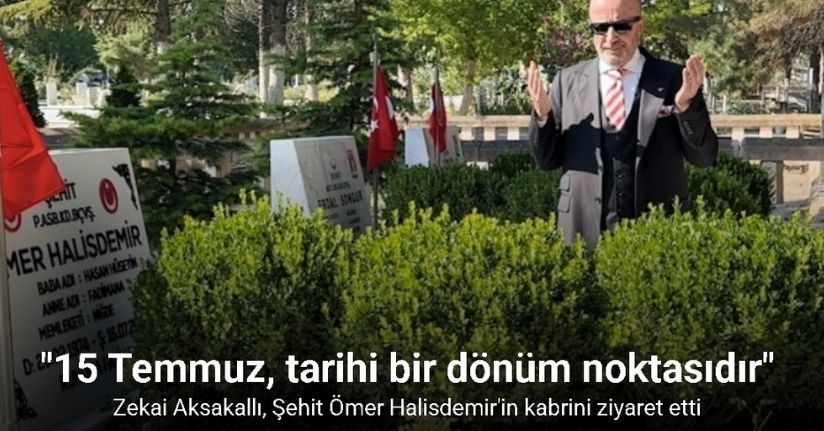 Dönemin Özel Kuvvetler Komutanı Aksakallı, Şehit Ömer Halisdemir’in kabrini ziyaret etti