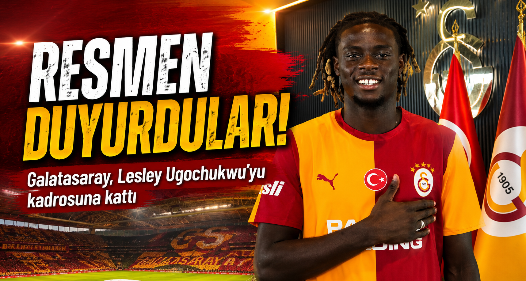Galatasaray, Lesley Ugochukwu’yu kadrosuna kattı