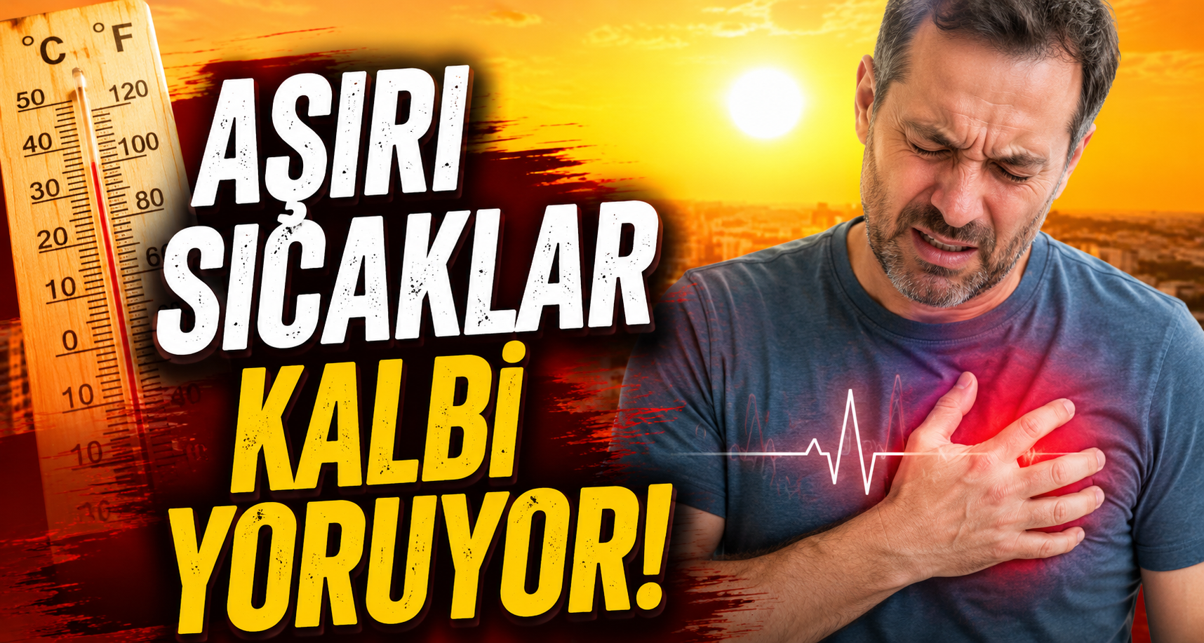 Aşırı sıcaklar kalbi yoruyor