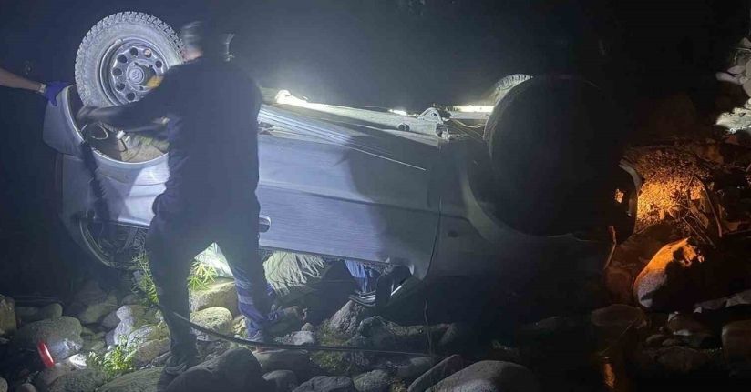 Çanakkale’de dereye uçan aracın sürücüsü hayatını kaybetti