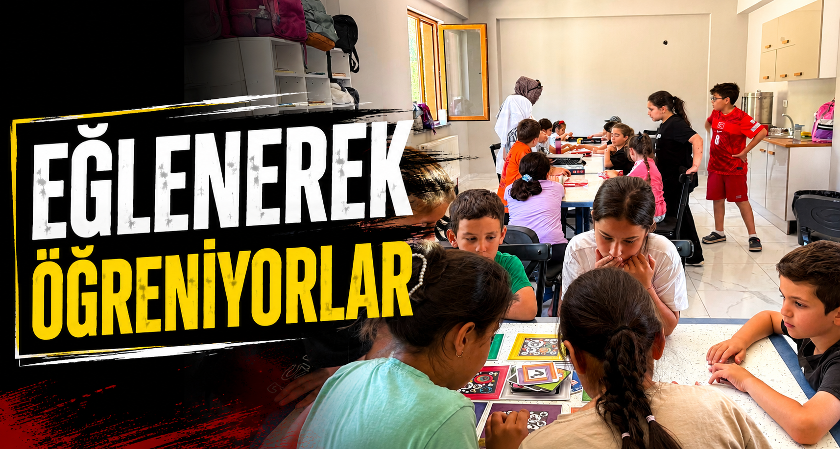 Eğlenerek öğreniyorlar