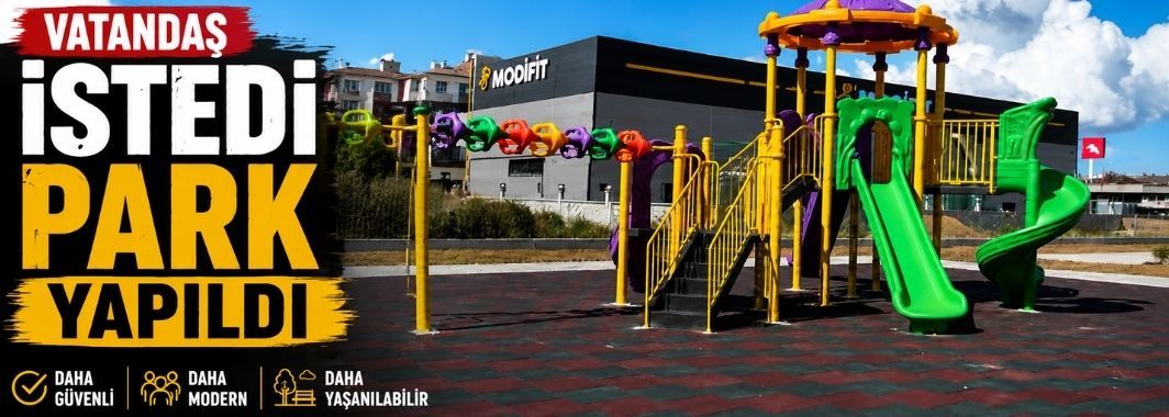 Vatandaş istedi park yapıldı