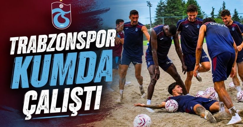 Trabzonspor kumda çalıştı