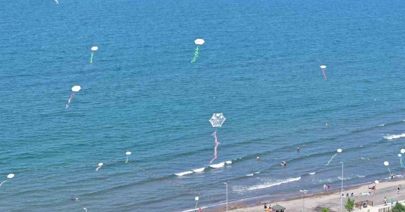 Ordu’da 120 uçurtma çocukların mutluluğuyla gökyüzünde buluştu