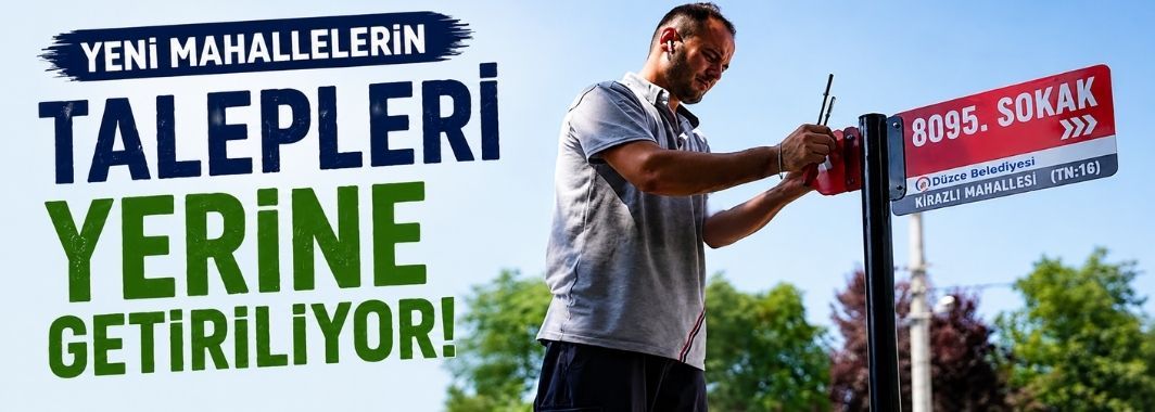 Yeni mahallelerin talepleri yerine getiriliyor