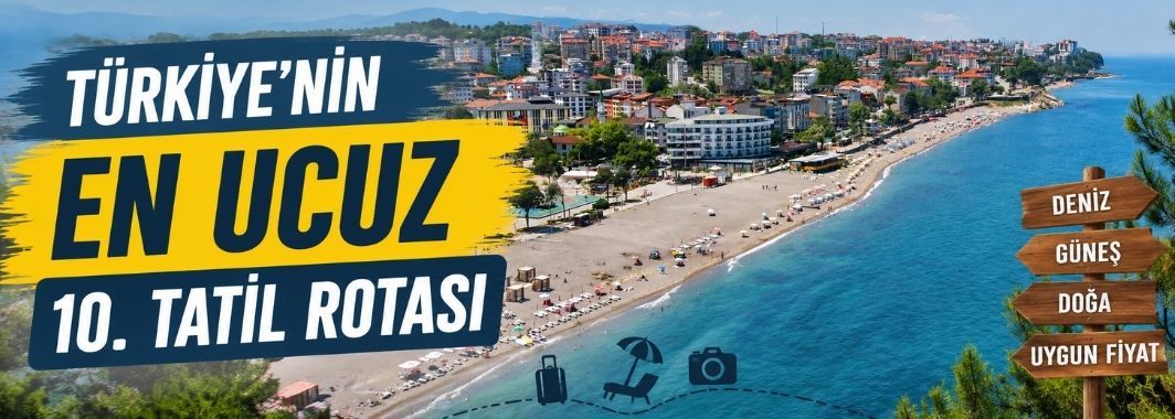 Türkiye'nin en ucuz 10. tatil rotası