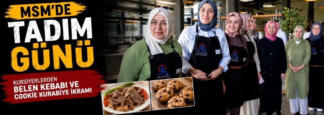 Kursiyerlerden Belen Kebabı Ve Cookıe Kurabiye İkramı
