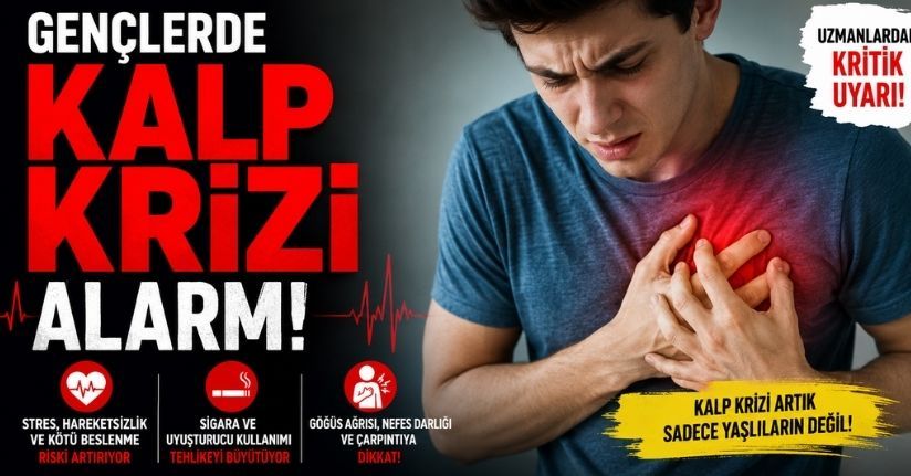 Gençlerde kalp krizi alarmı