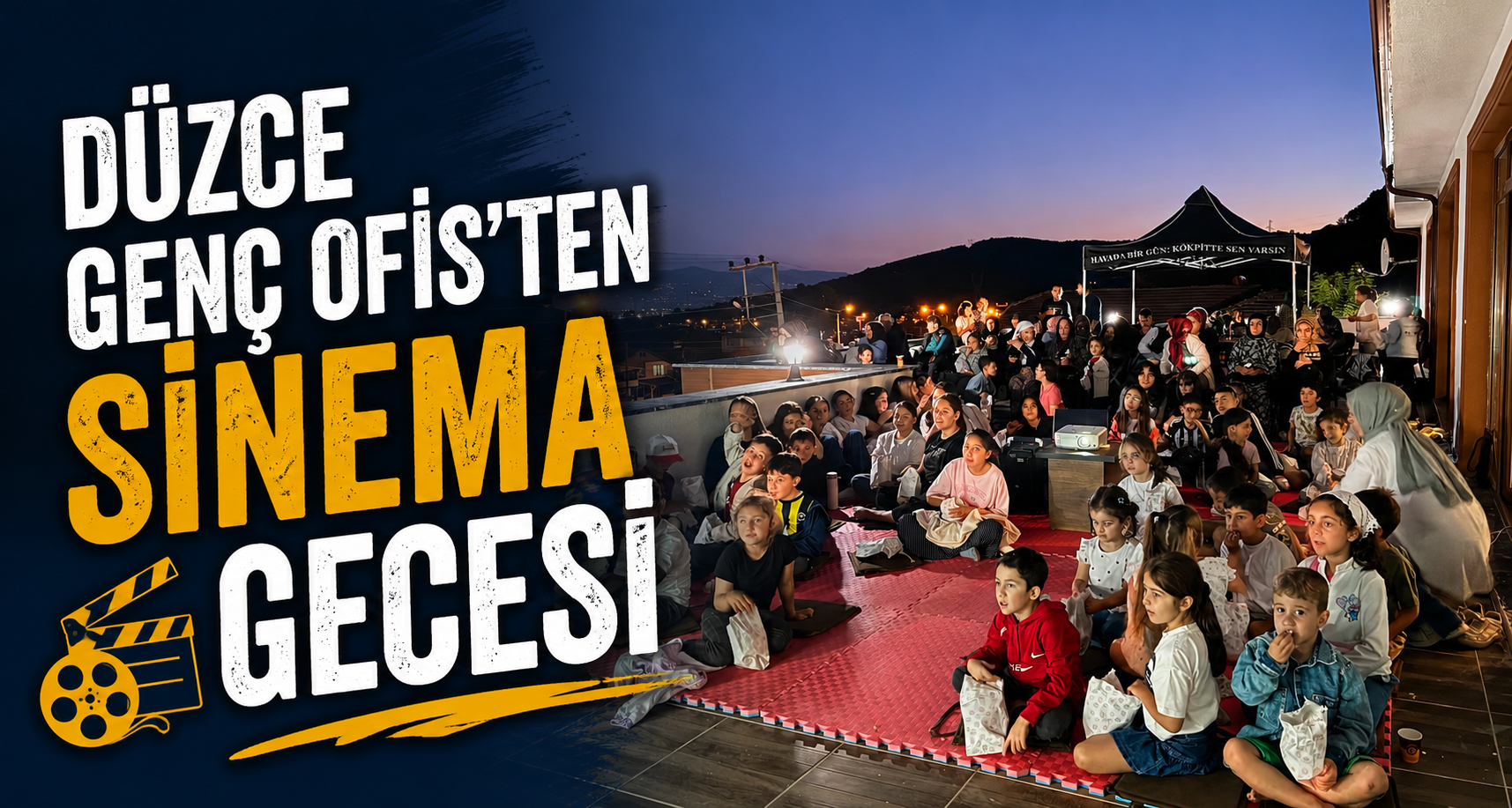 Düzce Genç Ofis'ten sinema gecesi